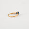 Bague 50 Bague saphir diamant or jaune platine 58 Facettes