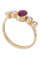 Bague BAGUE MODERNE RUBIS ET DIAMANTS 58 Facettes 066871