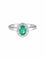 Bague 52 Bague Marguerite Emeraude et diamants 58 Facettes