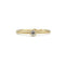 Bague 53 Solitaire Or jaune & Diamant 0.10ct 58 Facettes 220334R