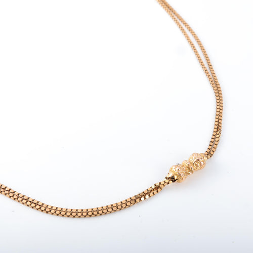 Collier Collier vintage breloque or jaune 58 Facettes 2724