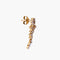 Bracelet Boucles d'oreilles en or jaune, diamants bruns et blancs 58 Facettes P1L15