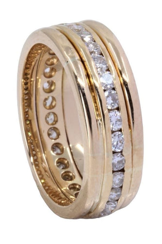 Bague 55 ALLIANCE DIAMANTS 58 Facettes 062991