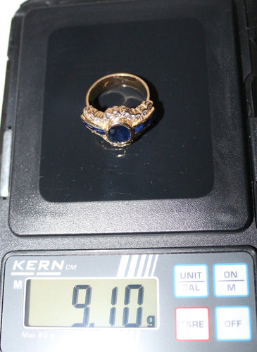 Bague 54 Bague Saphirs Et Diamants 58 Facettes 500