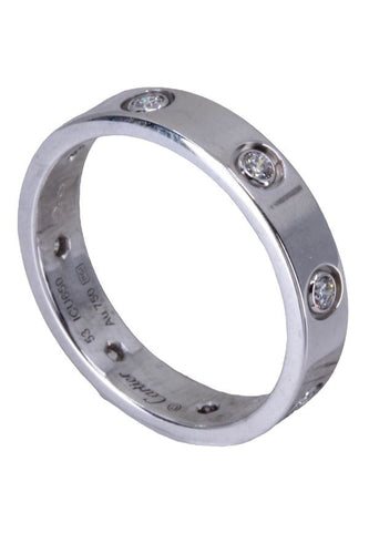 Bague 53 CARTIER - ALLIANCE "LOVE" 8 DIAMANTS 58 Facettes 079431
