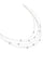 Collier COLLIER MODERNE  MULTI RANGS DIAMANTS 58 Facettes 048661