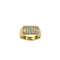 Bague 52.5 Bague Chevalière 2 ors Pavage Diamant 58 Facettes 20400000568