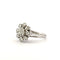 Bague 57 Bague soleil or blanc 18 carats et diamants 58 Facettes