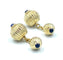 Boutons de manchette CARTIER. Boutons de manchette or jaune et saphirs 58 Facettes