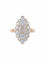 Bague Bague Marquise Or Jaune Diamants 58 Facettes