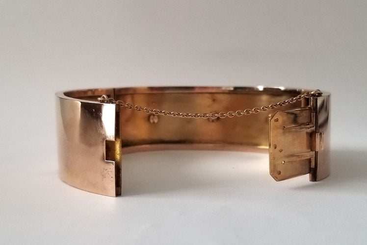 Bracelet Bracelet ancien or rose, perles et diamants anciens 58 Facettes