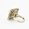 Bague 51 Bague Carrée Perle Turquoises Diamants 58 Facettes 230437