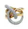 Bague Verdi. Bague 2 ors et diamants 58 Facettes