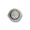 Bague 53 Bague de style Art Déco d'époque 1940-45 en platine, diamants et saphirs 58 Facettes Q214A (703)