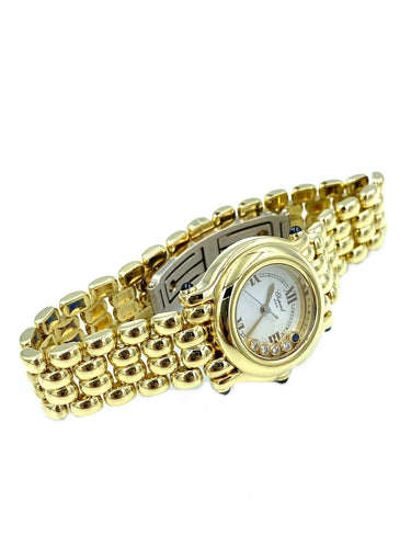 Montre CHOPARD. Montre dame Happy Sport or jaune 58 Facettes