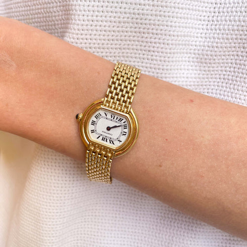 Montre CARTIER - Montre Ellipse en or jaune 58 Facettes