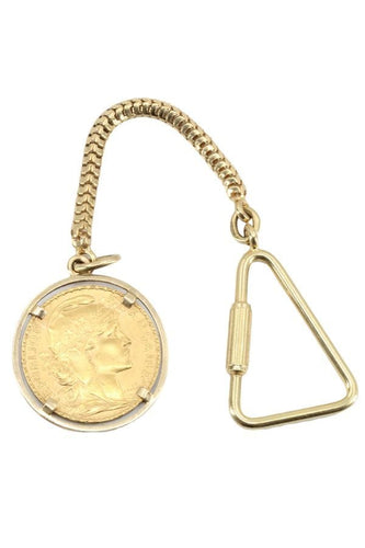 Accessoire PORTE-CLÉS PIÈCES 20 FRANCS MARIANNE 58 Facettes 052571