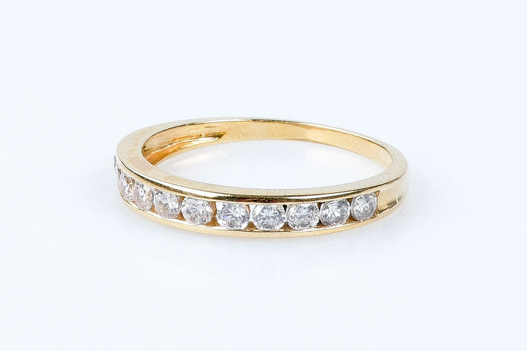 Bague 52 Bague en or massif 58 Facettes ALLOX336133-47