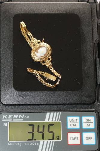 Bracelet Bracelet Or Jaune Camée Fin XIXe 58 Facettes 451