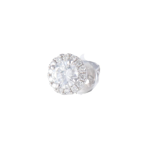 Boucles d'oreilles Paire de puces d'oreilles Diamants 58 Facettes