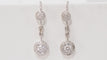 Boucles d'oreilles 23mm Pendants d'oreilles en or blanc et diamants 58 Facettes 31301