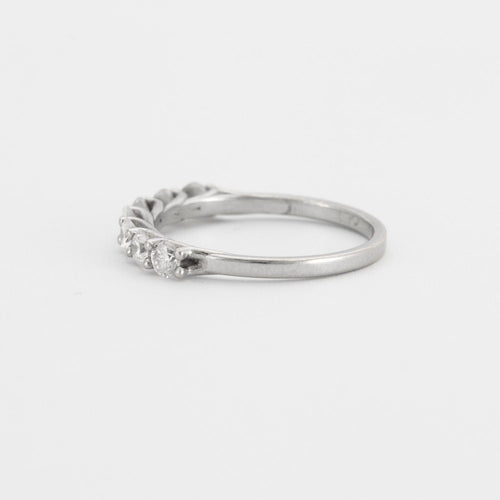 Bague 54.5 Demie alliance 7 Diamants 0.70ct 58 Facettes EL2-112