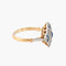 Bague 53 Bague Losange Saphirs Diamants 58 Facettes