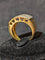 Bague Bague en or jaune & pavage diamants 58 Facettes