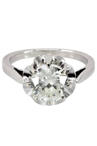 Bague SOLITAIRE DIAMANT 1.53 CARAT 58 Facettes 042221