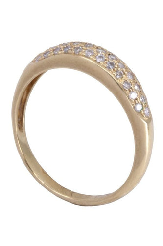 Bague 59 Bague jonc diamanté 58 Facettes 080361