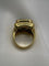 Bague Bague Cocktail Vintage en Or jaune 18k Sertie d’un Important Quartz Fumé 58 Facettes