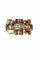 Bague 58 / diamant Bague Rétro 2 Ors, Diamants 58 Facettes 533