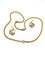 Collier Parure 2 pièces signée FOPE en or 18 carats et diamants 58 Facettes