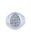 Bague Bague Chevalière  Diamants Or Gris 58 Facettes