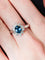 Bague 52 Bague Marguerite Saphir et Diamants 58 Facettes