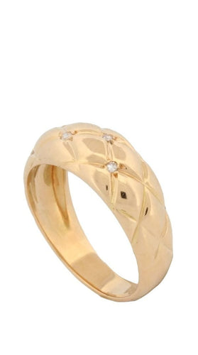 Bague BAGUE MODERNE JONC DIAMANTS 58 Facettes 054521
