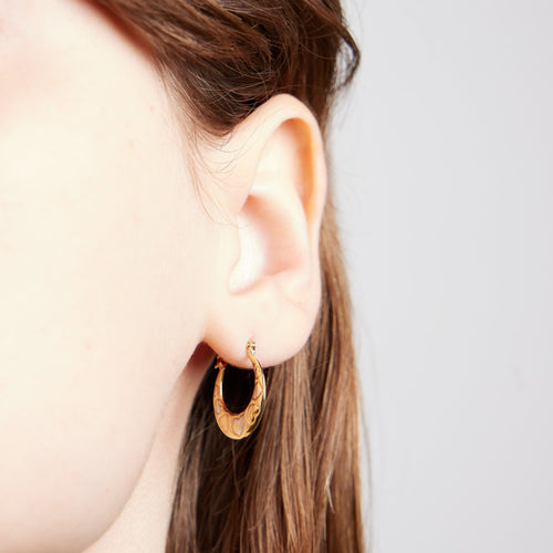 Boucles d'oreilles Boucles d'oreilles Créoles Or jaune 58 Facettes RÉF 7011/19