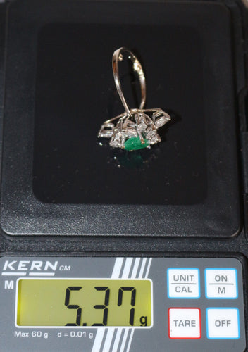 Bague 52 Bague Navette Emeraude et Diamants 58 Facettes 507