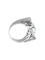 Bague 51.5 Bague or blanc, saphir et diamants 58 Facettes ES958/2