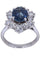Bague BAGUE POMPADOUR SAPHIR DIAMANTS 58 Facettes 075641