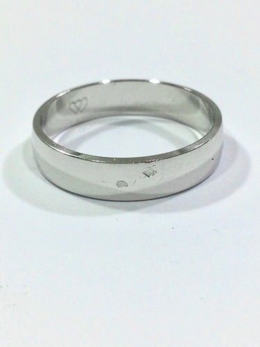 Bague 62 Alliance Homme En Or blanc 58 Facettes