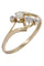 Bague 55 BAGUE NAPOLÉON III PERLE ET DIAMANTS 58 Facettes 061701
