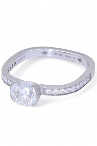 Bague DINH VAN - BAGUE SOLITAIRE FLORE 58 Facettes 072671