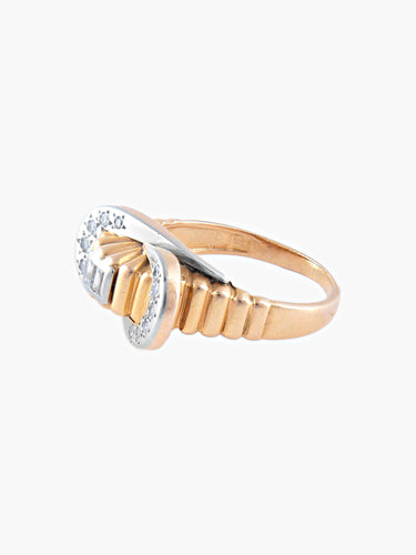 Bague Bague Tourbillon 2 ors Diamants 58 Facettes