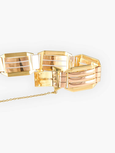 Bracelet Bracelet Deux Ors 58 Facettes