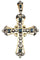 Pendentif CROIX ANCIENNE SAPHIRS ET DIAMANTS 58 Facettes 045791