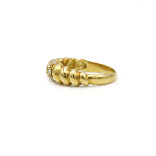 Bague 50 Bague jonc 10 Diamants 58 Facettes 230215R