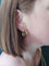 Boucles d'oreilles Créoles en or jaune & blanc 58 Facettes 063441