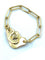Bague 55 DINH VAN. Bague menottes R7 or jaune 18K 58 Facettes