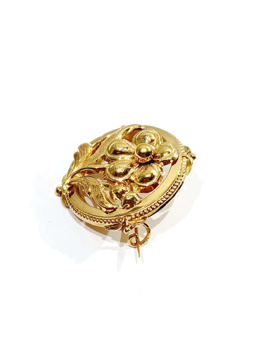Broche Broche Art Nouveau Or Rose 58 Facettes